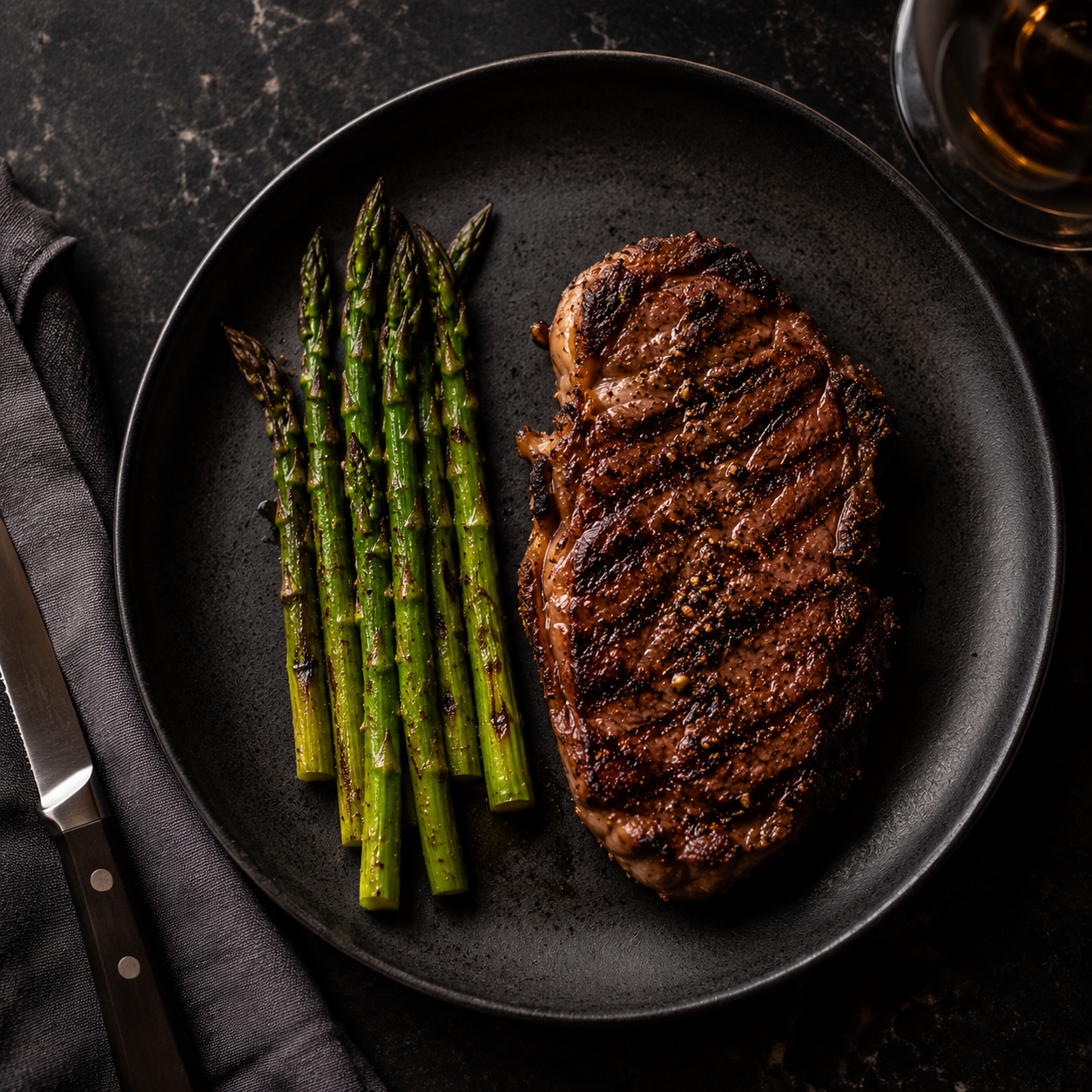 Steakhouse: Sirloin & Asparagus